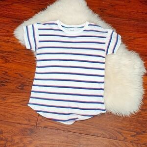 Madewell Cotton Striped Fitted Tshirt
